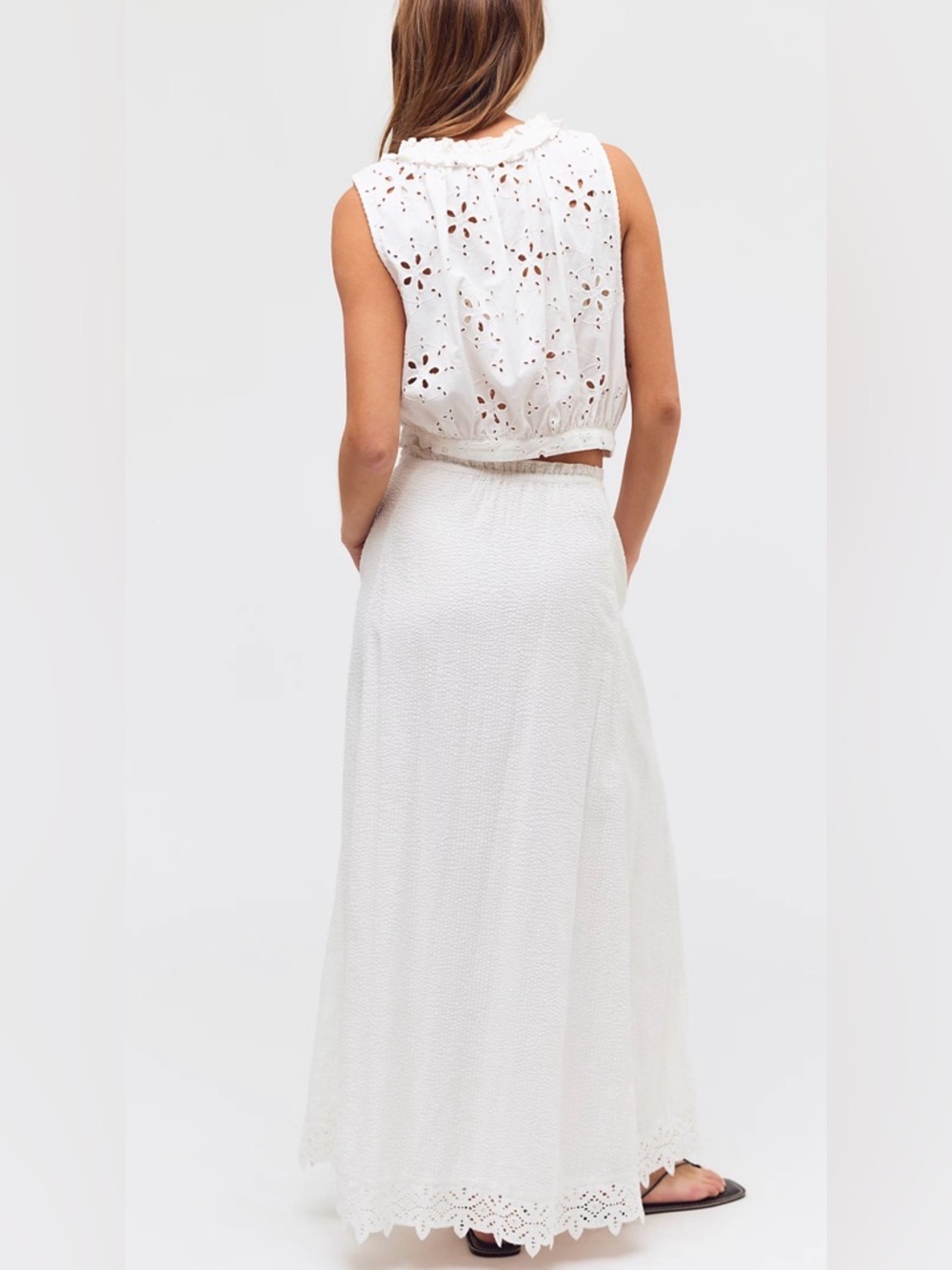 Free People Madelyn Cotton Maxi Set 🔥 Size M - Picture 2 of 4